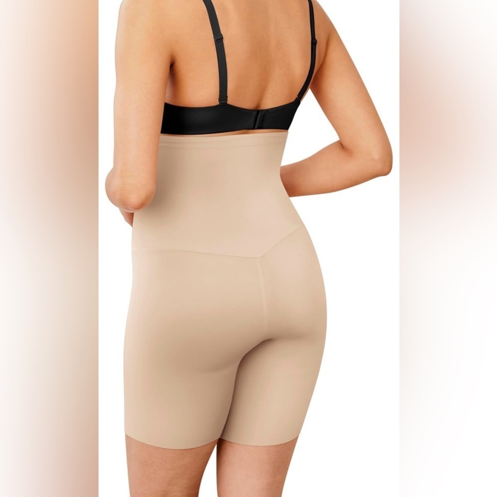 NWT Maidenform High Waist Thigh Slimmer Cool‎ Comfort Anti-Static Shapewear Firm - Picture 3 of 7
